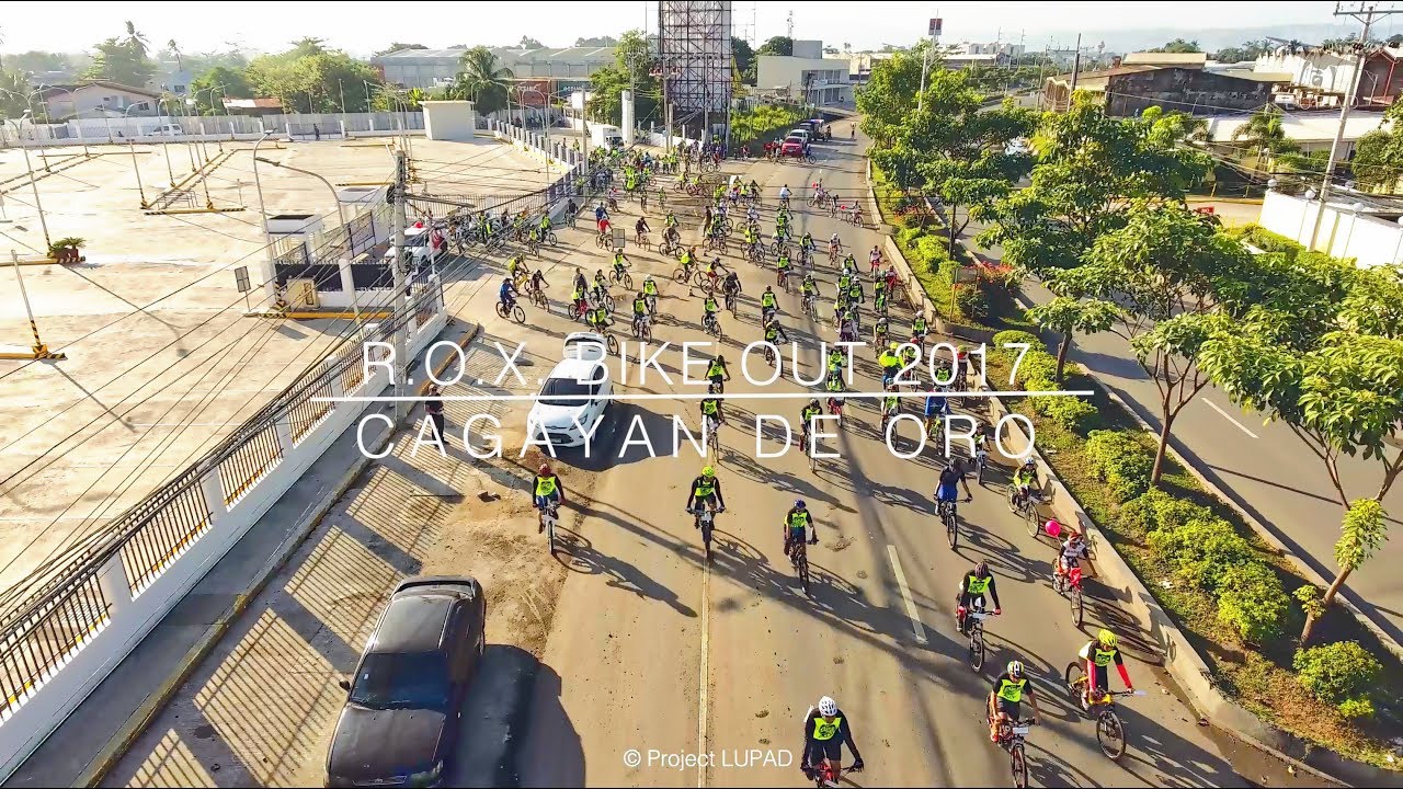 R.O.X. Bike Out Fun Ride Cagayan de Oro 2017 Aerial Coverage 4K - YouTube