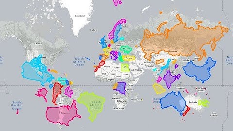Countries with territories size comparison!