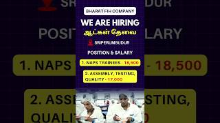 📢 We Are Hiring! 📢  #job #jobvacancy #tamilnadu #jost #work #jobsearch #career #freshers #trending