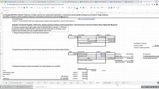 Using the Effective Interest Method to determine interest expense (premium / annual)