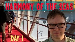 Boarding the Largest Cruise Ship in the World, Royal Caribbean Harmony of the Seas, Vlog Day 1