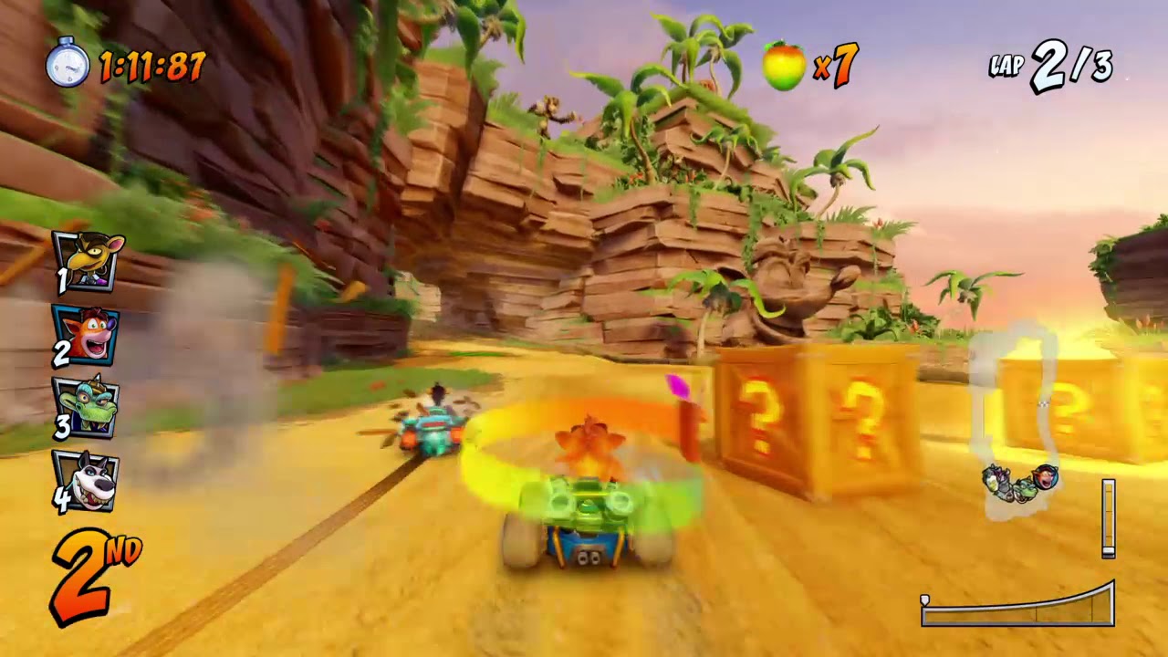 Crash bandicoot racing YouTube