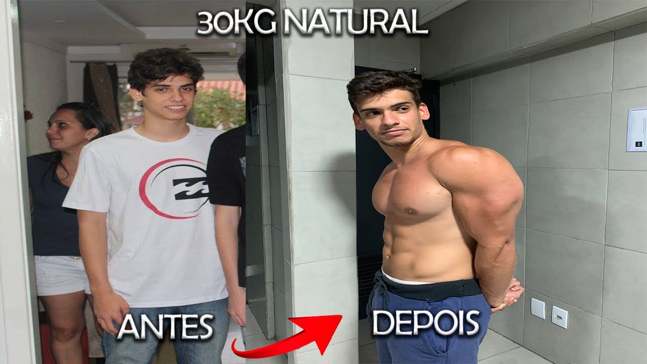 Musculacao Natural Antes E Depois