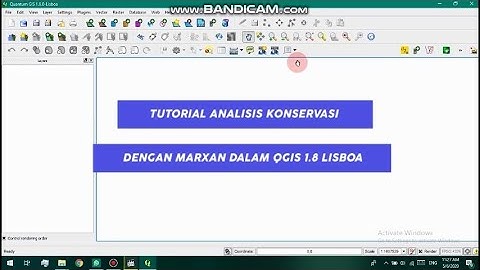 Tutorial Analisis Konservasi dengan MARXAN dalam QGIS 1 8 Lisboa🤔
