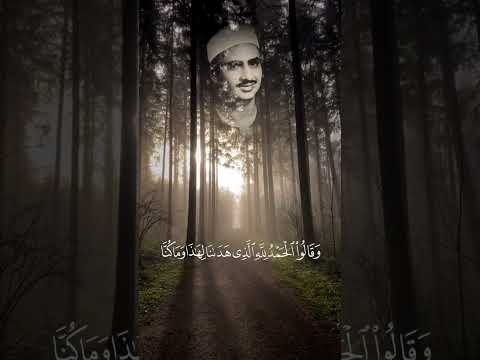 و قالوا الحمد لله الذي هدانا لهذا محمد صديق المنشاوي