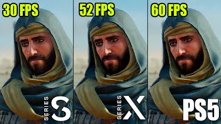 Assassin's Creed Mirage Series S vs. Series X vs. PS5 | Technical Review & FPS Test