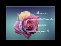 Amour posies lues par e