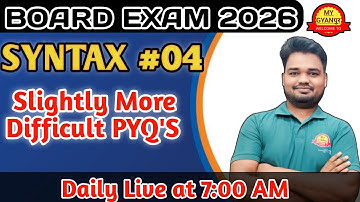 Syntax explanation in hindi।syntax english grammar class 12।syntax objective question।up board exam