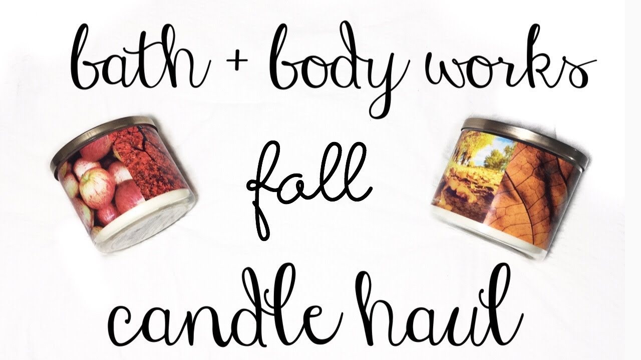 NEW bath & body works FALL 2017 candle haul! + Swan Creek Candle Co.