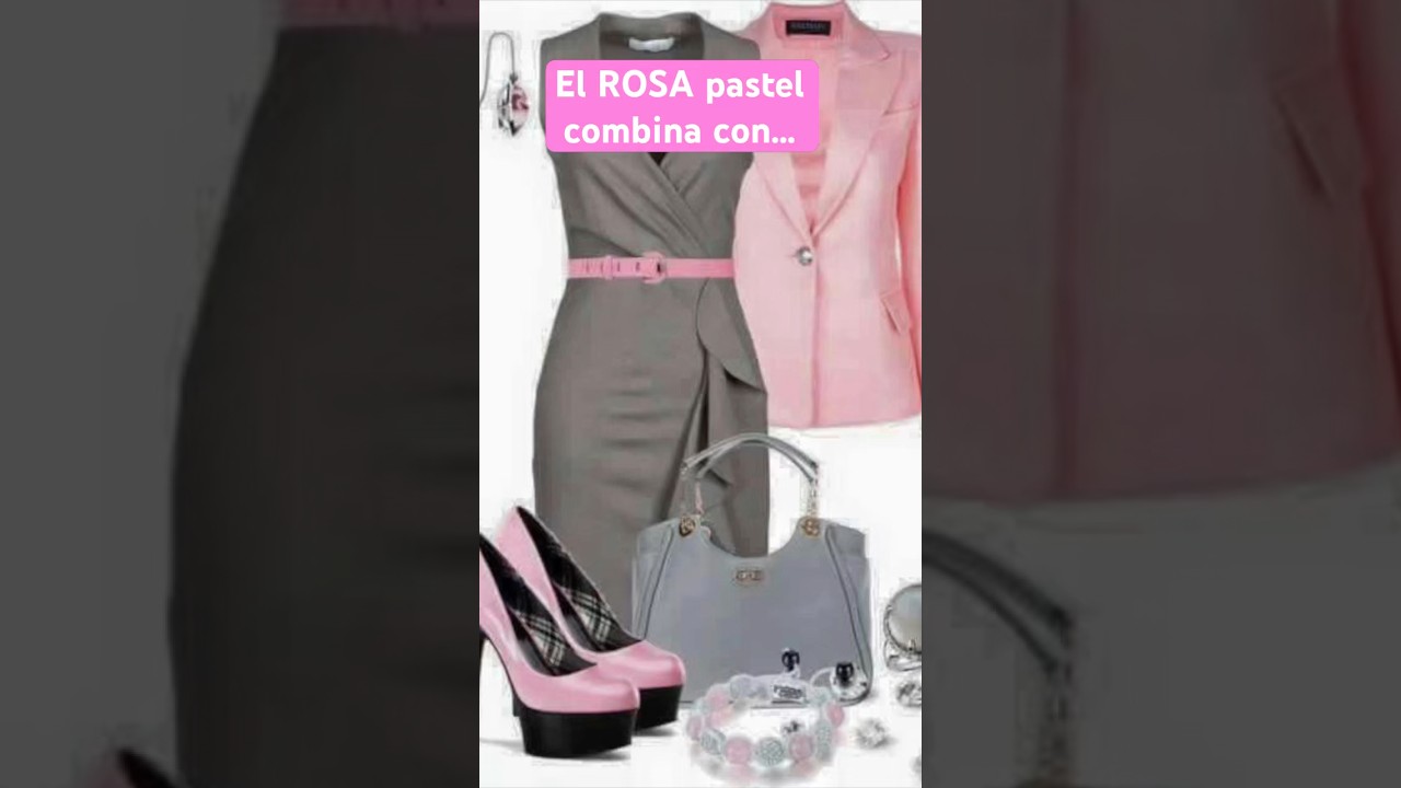 El rosa pastel combina con 