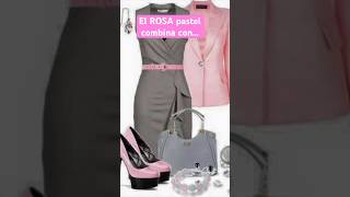 El Rosa Pastel Combina Con