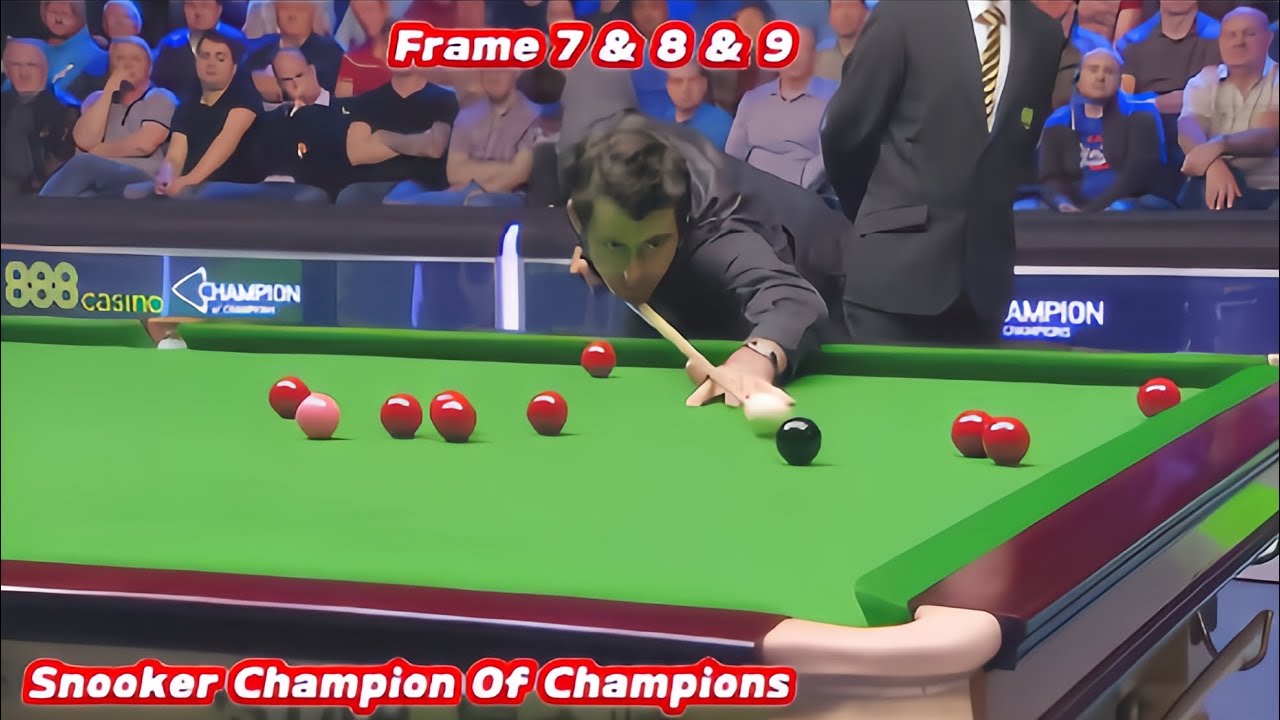 Snooker Champion Of Champions Ronnie O'Sullivan VS Neil Robertson ( Frame 7 & 8 & 9 )
