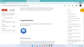 [NEW] - Reporting Application Metrics into Cloud Monitoring - [GSP111] screenshot 1