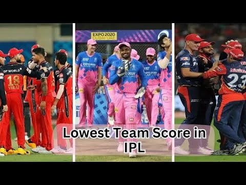 Lowest Score In IPL [2008-2023] |Top 10 Lowest Score In IPL History