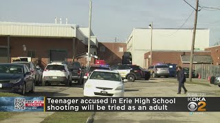 Erie High School shooting suspect to be tried as adult