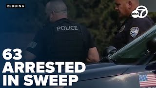 Redding police chief speaks on department's major enforcement sweep