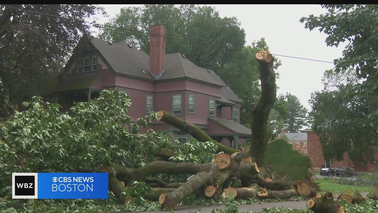 Andover cleanup continues after severe weekend storms - YouTube