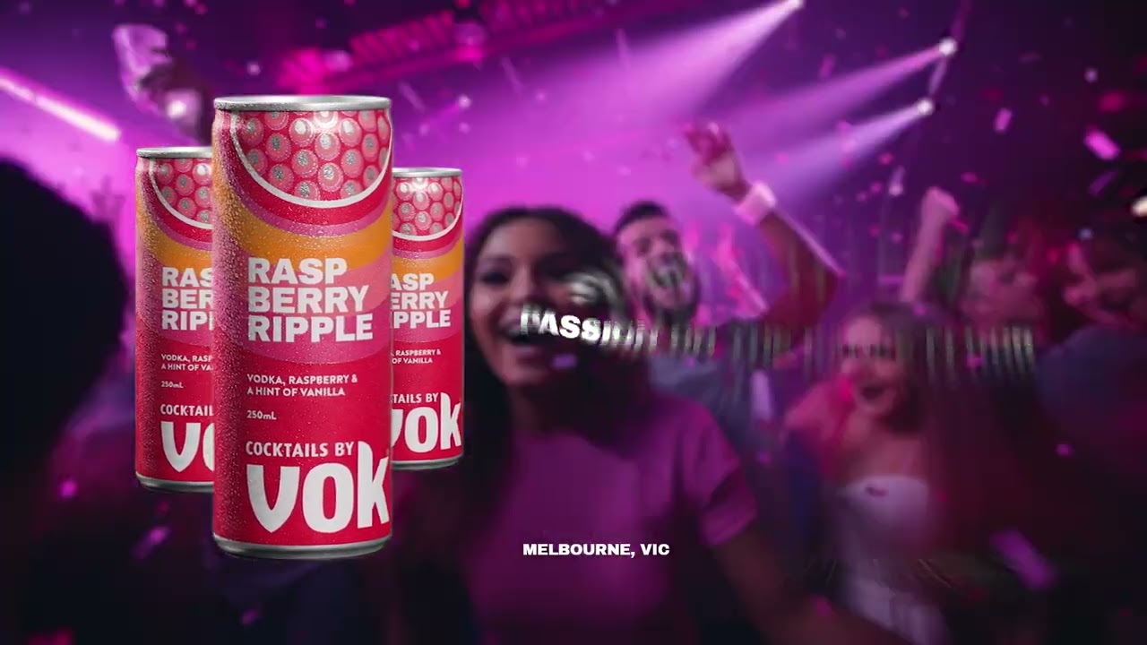 Cocktails By VOK | Summer Is Served | Raspberry Ripple | AU Wide