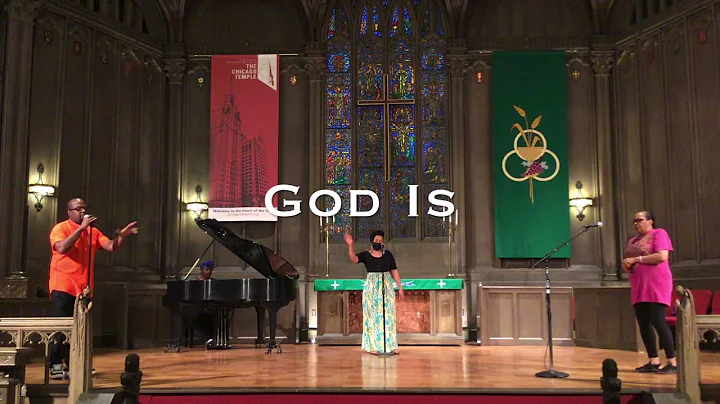 God Is, by James Cleveland, sung by Temple Gospel Choir Leaders featuring Darnetta Jones