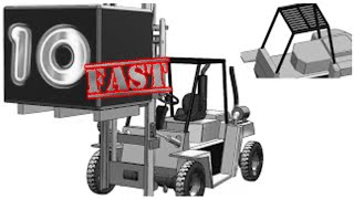 10F- Project 3| Beginner Forklift | SolidWorks Fast 3D modeling Tutorial: Body part 4 - weldments