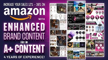 AMAZON EBC / A+ CONTENT | ENHANCED BRAND CONTENT | A PLUS CONTENT DESIGN | WORK SAMPLE / PORTFOLIO