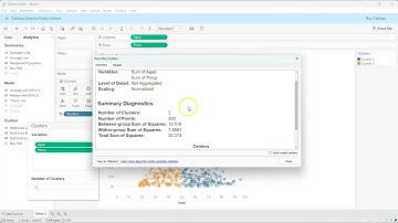 BA375 Tableau Tutorial k Means Cluster Analysis