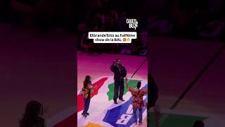 Le rappeur @elgrandetoto 🇲🇦 au halftime show de la BAL 🏀 ce dimanche 3 mai à Rabat.