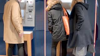 ATM distraction theft