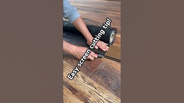 Easy way to cut screen fast 🔥 #construction #tips #diy #ideas #fyp #shorts #short