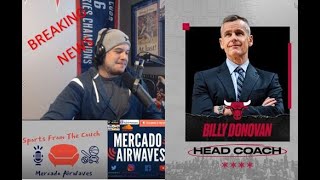 Breaking Chicago Bulls Hire Billy Donovan As New Head Coach - Sports From The Couch 9 - 22 - 2020