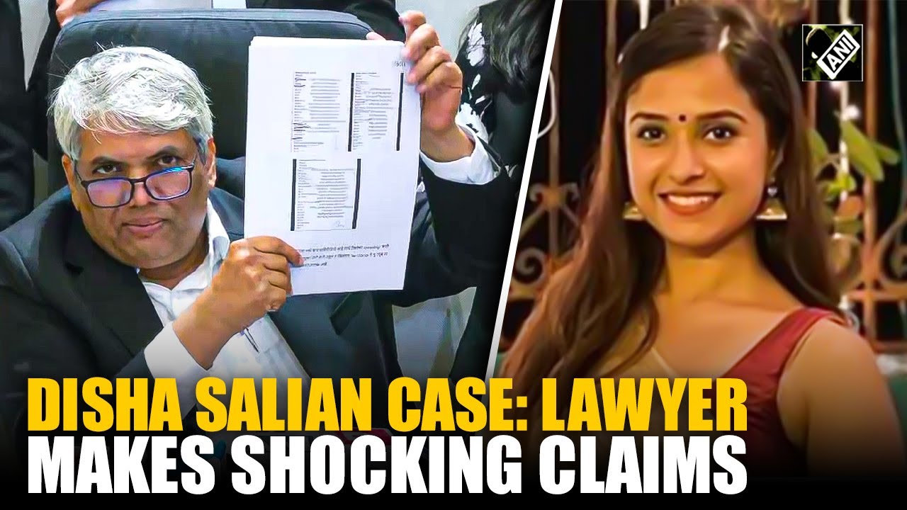 Disha Salian’s father Satish Salian's lawyer briefs media, makes shocking claims