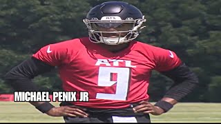 EVERY THROW: Michael Penix *FIRST LOOK* Falcons Rookie Minicamp Day 1 Highlights “THROWING DARTS!” 🎯