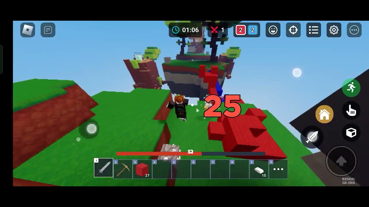 winning a duels match in Roblox bedwars - YouTube