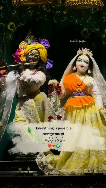 radha Krishna #4kstatus #love #nothingimposibleinthisworld #shortsfeed #radheshyam #song #sad