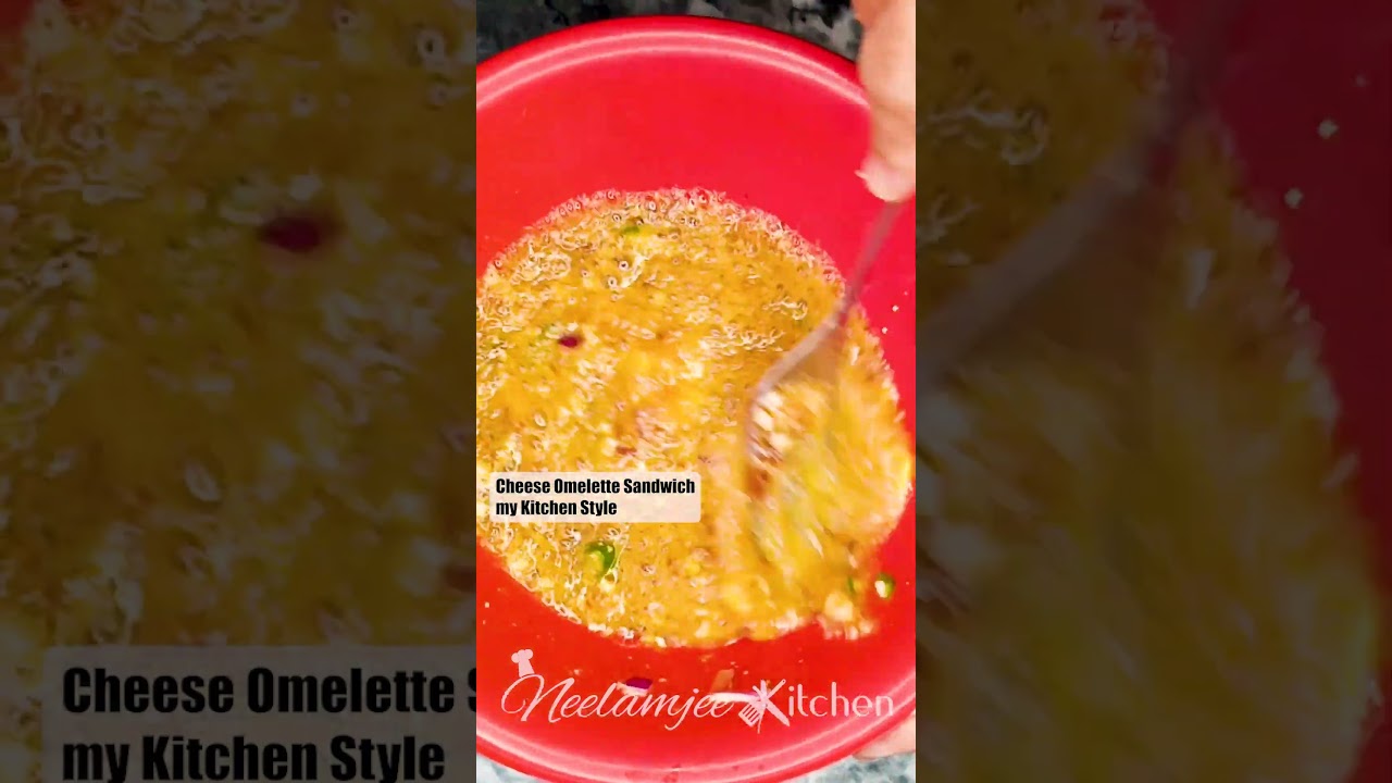 Cheese Omelette Sandwich Easy homemade recipe | Neelamjee Kitchen 