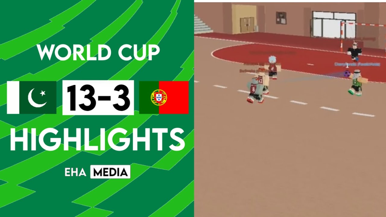 [EHA] World Cup R2 | Pakistan VS Portugal 13-3 | ShazTDL drives the ...