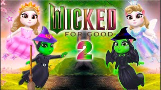 My Talking Angela 2 | Wicked 2! | Elphaba & Glinda | New update | cosplay