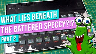 BATTERED ZX SPECTRUM 48K REPAIR PT2 | Can We Make It Look Like A New ZX Spectrum 48k?