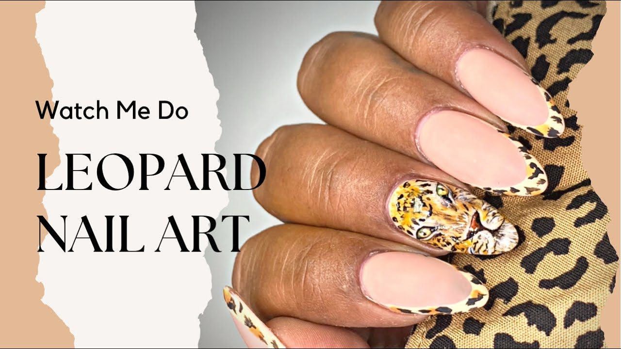 Unleash Your Wild Side With Nude & Leopard Print Nail Art -  Behindthechair.com