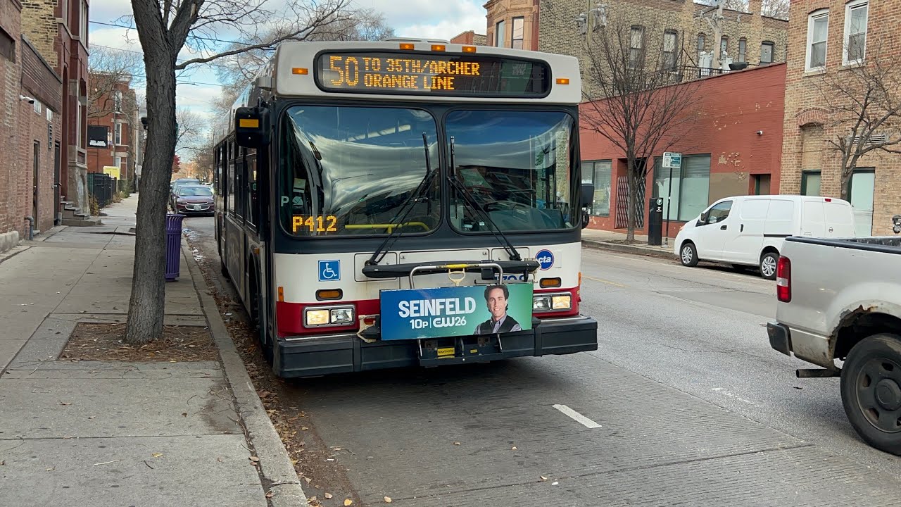 CTA Bus Ride On Route 50 Damen From Chicago To Orange Line CTA New