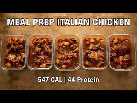 Meal Prep Low Calorie Italian Chicken For The Week Hunters Chicken