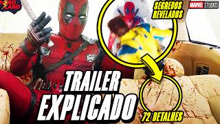 EXPLICADO! 72 DETALHES TRAILER DEADPOOL 3 WOLVERINE: GUERRAS SECRETAS, LOKI E DOUTOR DESTINO