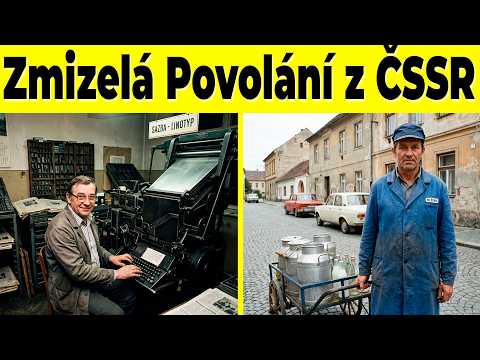 8 Profesí z ČSSR, Které Zmizely Navždy!