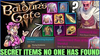 Baldur's Gate 3 - 0.1% of Players Found These Items - 8 Hidden INSANE Weapons & Armor Gear Guide!