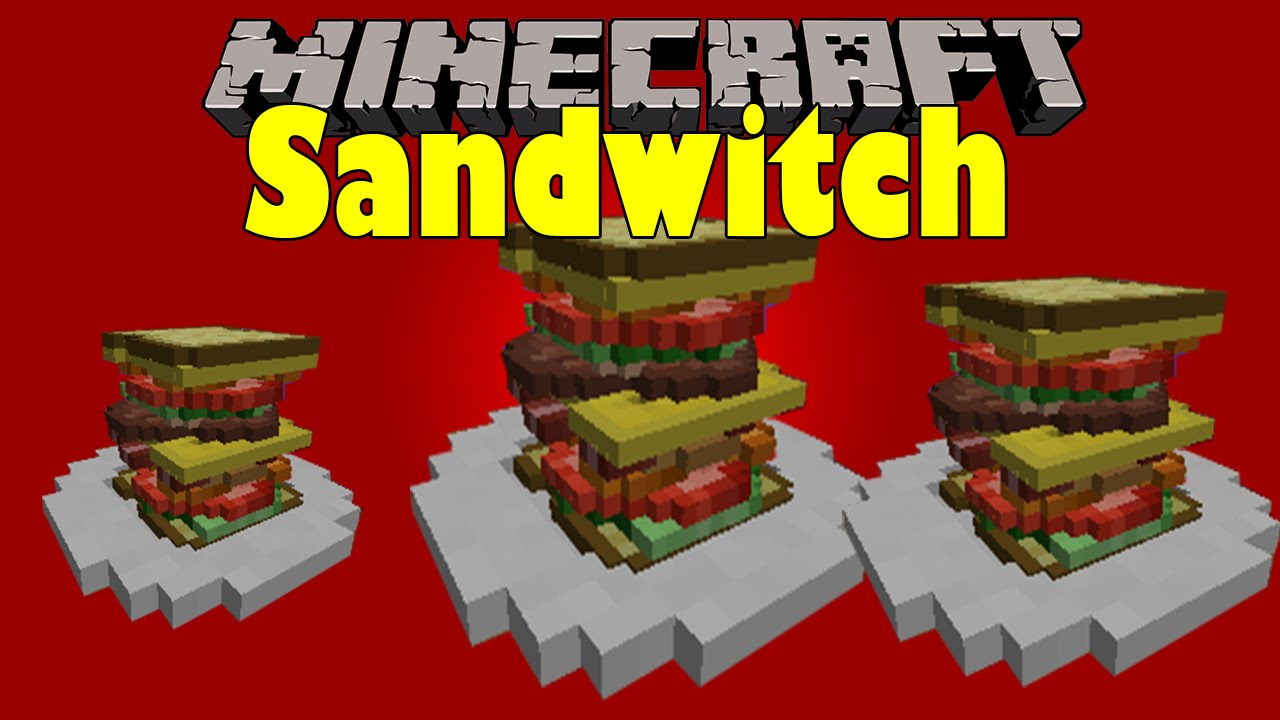 Minecraft | Sandwitch! (MAKE YOUR OWN SANDWICHES!!) | Mod Showcase