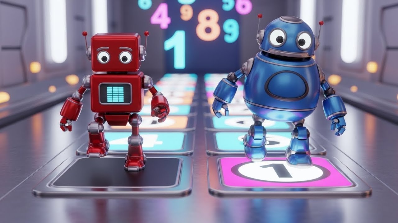 Robot Numbers Song for Kids | Counting Song for Kids, Nursery Rhymes, Baby Songs & Kids Music 🤖