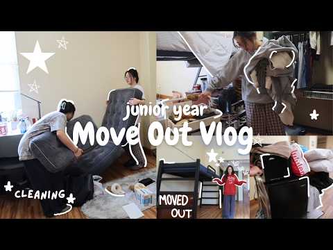 junior year: DONE ✅ | dorm tour & move out vlog !
