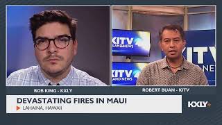 WATCH LIVE: KXLY's Rob King with KITV in Hawaii on Maui fires