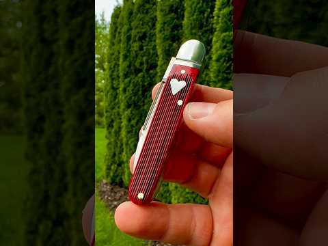 RoseCraft Blades Tuckahoe Jack Red Barnboard Jigged Bone! Traditionalpocketknives.com