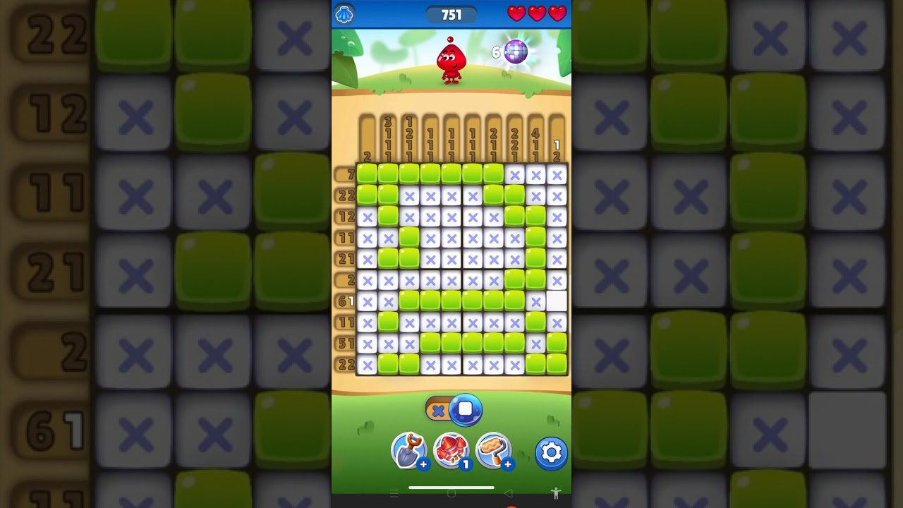 nononページ Nono Crossing All Level 701 - 800 Picture Nonogram - YouTube